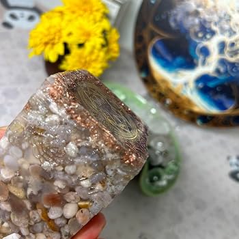 オルゴナイト 牡丹の花の柱型 桜瑪瑙 Amazon.co.jp: オルゴナイト 牡丹の花の柱型 桜瑪瑙 : 文房具